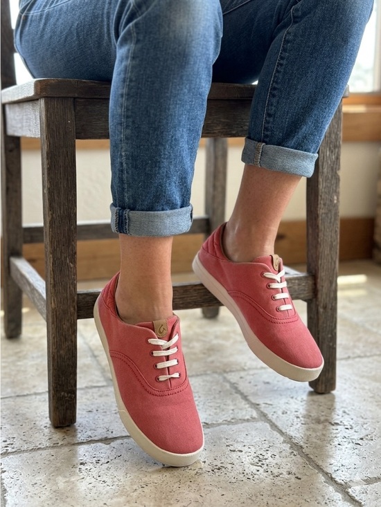 OluKai Shoes - OluKai Pink Canvas Sneakers - Women's W9.5 New Without Box